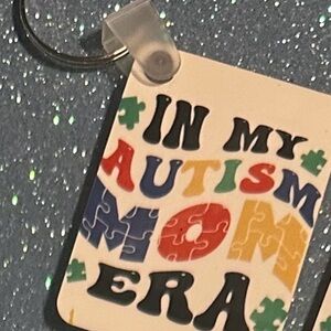 Colorful Autism Awareness Keychain